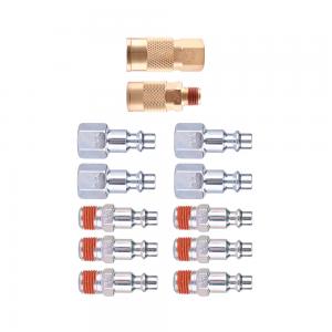 Air Coupler and Plug Kit, Quick Connect Air Fittings